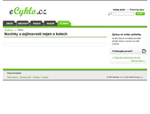 Tablet Screenshot of clanky.ecyklo.cz